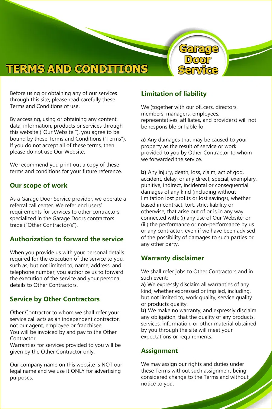 Master Garage Door Service Los Angeles, CA 323-536-1799